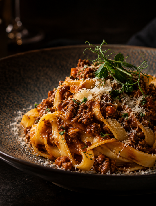 Italian pasta at Capri