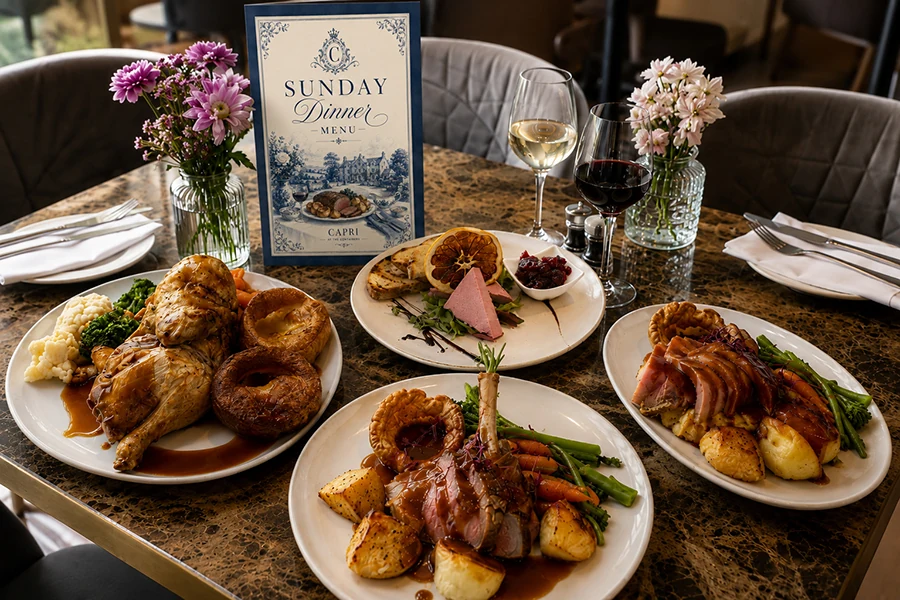 Sunday dinner dishes